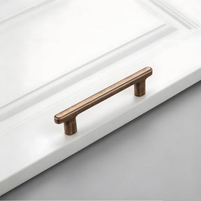 Modern Zinc Alloy T Bar Knobs & Grooved Bar Cabinet Pulls