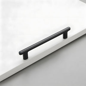 Modern Zinc Alloy T Bar Knobs & Grooved Bar Cabinet Pulls