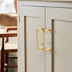 Modern Threaded Wardrobe Kitchen Cabinet Handles