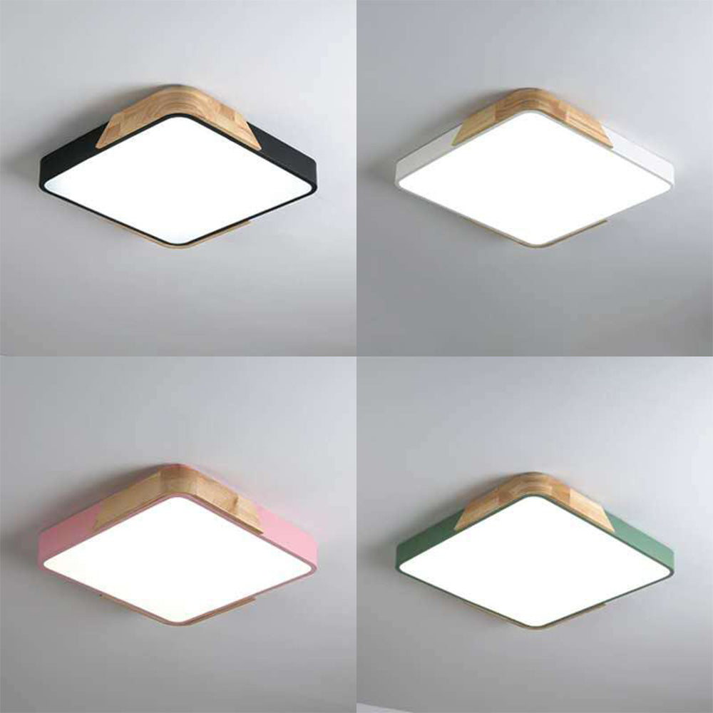 Colorful Square Simple Ceiling Lights