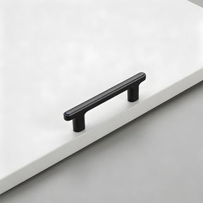 Modern Zinc Alloy T Bar Knobs & Grooved Bar Cabinet Pulls
