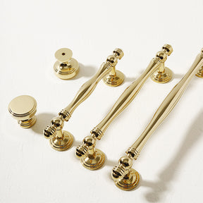 Modern Brass Gold Cupboard Kitchen Handles