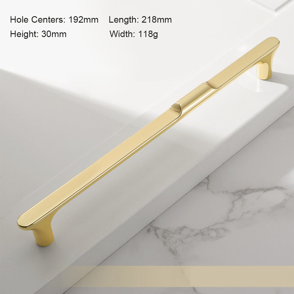 Modern Zinc Alloy T Bar Square Cabinet Pulls