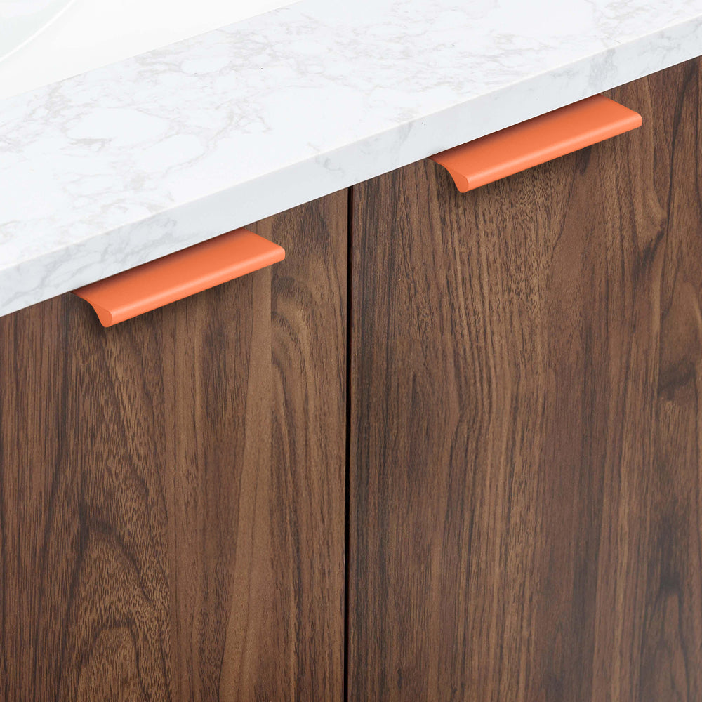Modern Colorful Long Cabinet Edge Finger Pulls For Kitchen