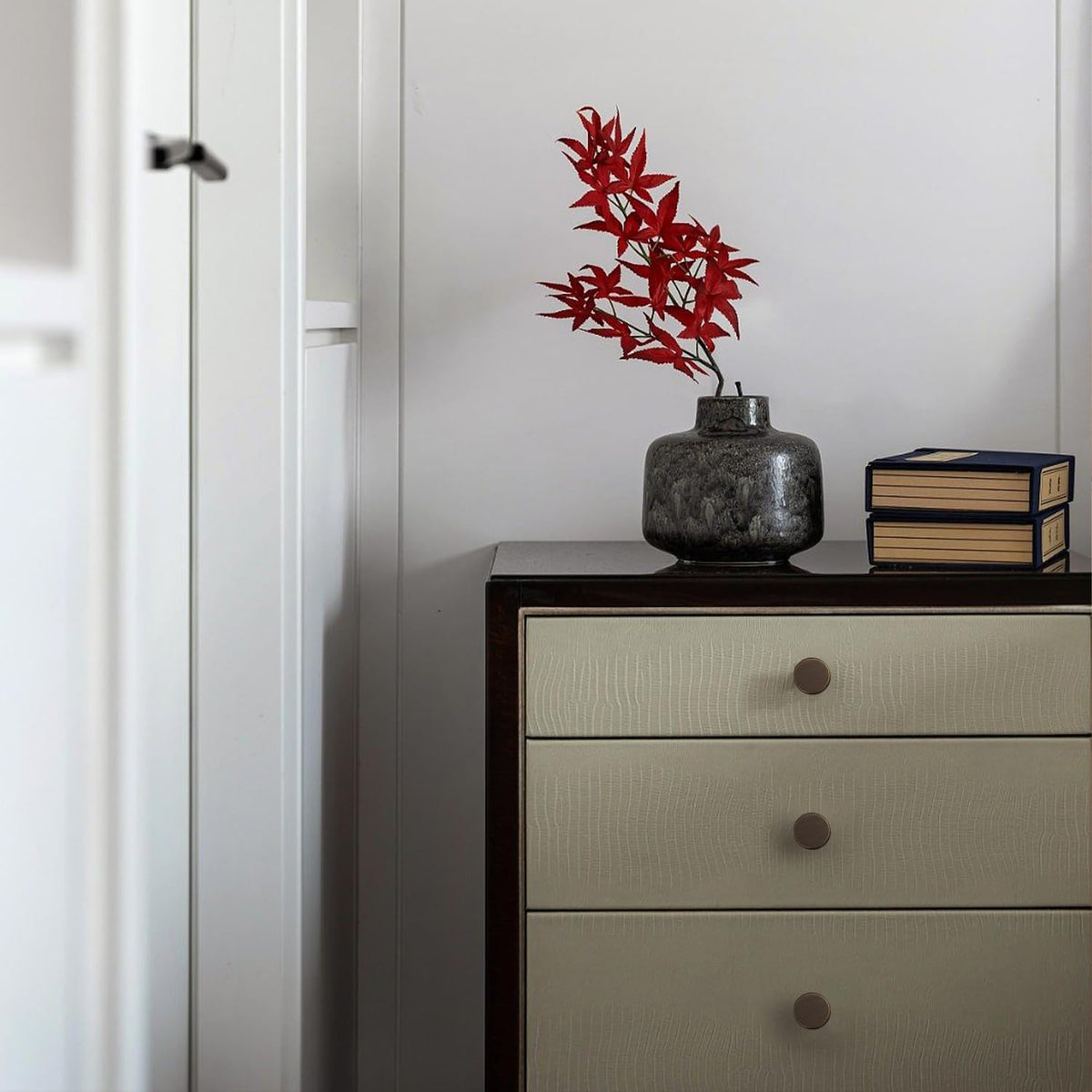 Retro Art Deco Solid Brass Cabinet Handles