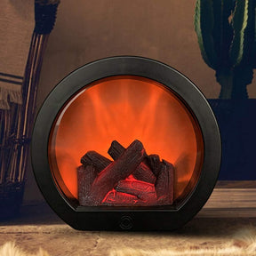Compact Simulated Fireplace Light LED Christmas Lightings