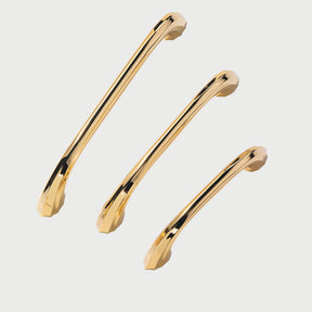 Minimalism Gold Zinc Alloy Cabinet Handles