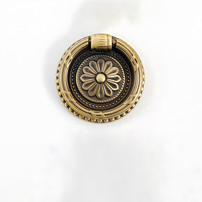 Vintage Solid Brass Spindle Cabinet Handles