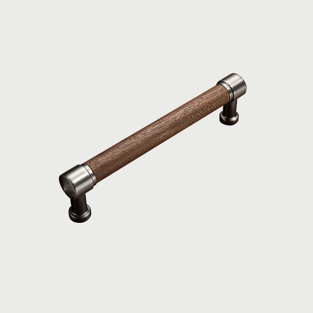 Wood Grain Walnut High-end Wardrobe Handle