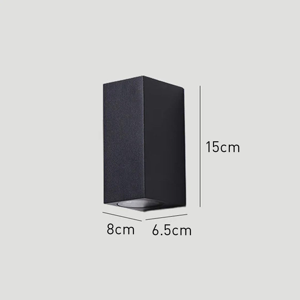 IP65 Black Up and Down LED Outdoor Wall Lights