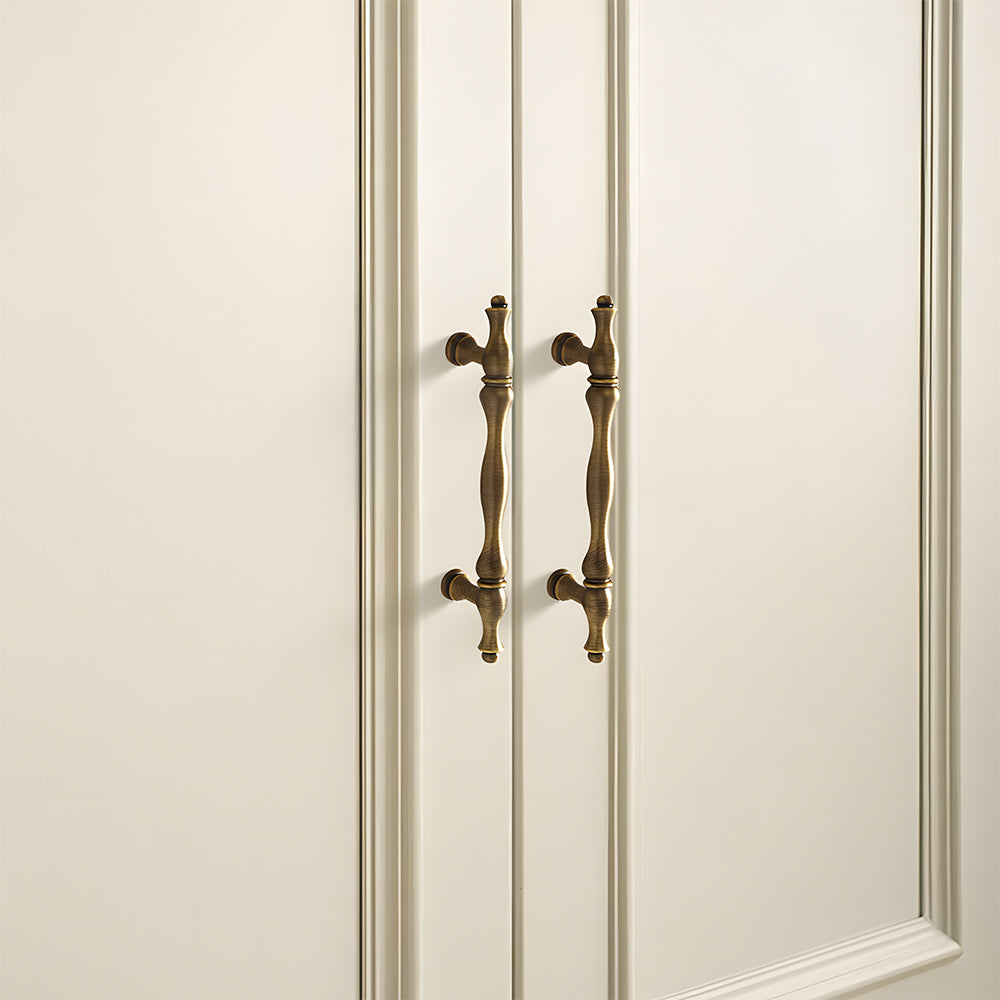 French Style Solid Brass Cabinet Drawer Handles