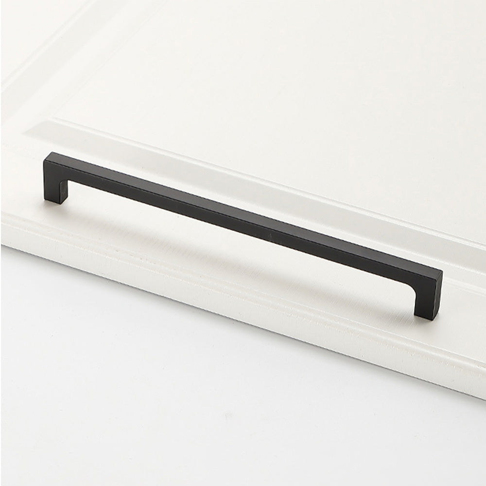 Black Simple Long Cabinet Handles