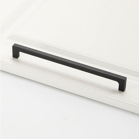 Black Simple Long Cabinet Handles