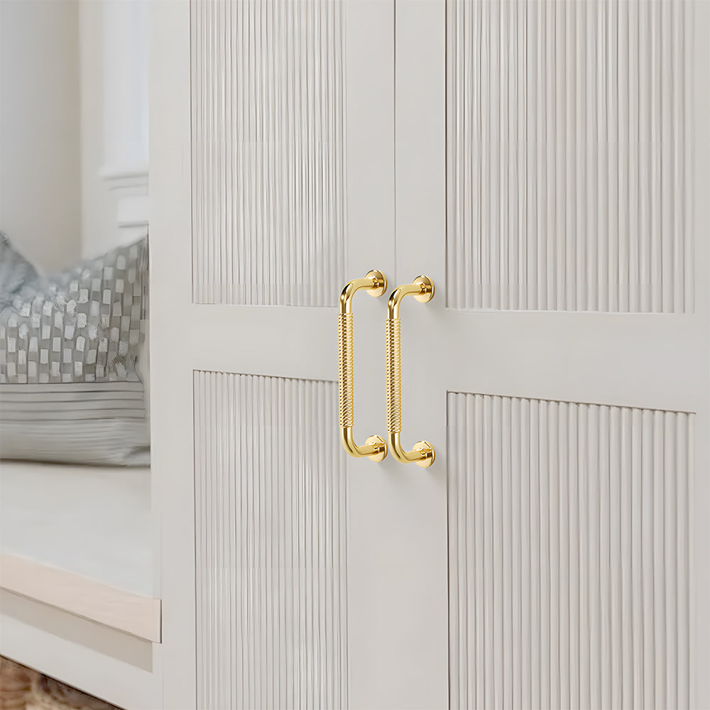 Modern Threaded Wardrobe Kitchen Cabinet Handles