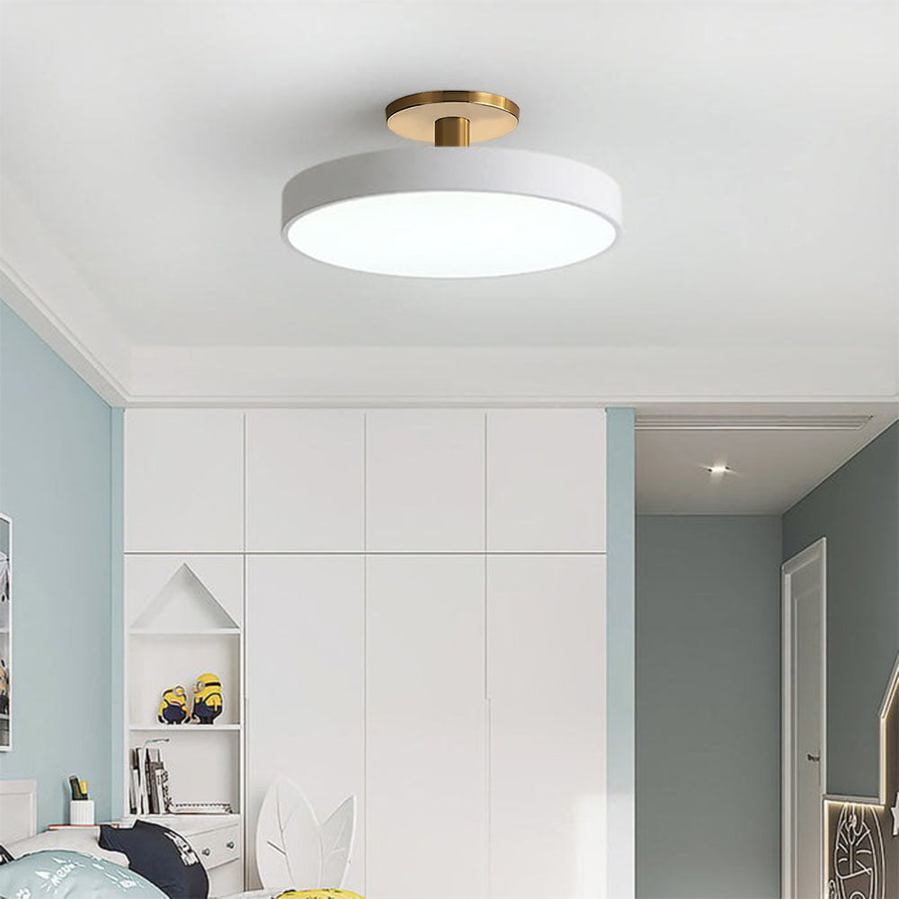 Modern Round Living Room Flush Mount Ceiling Light