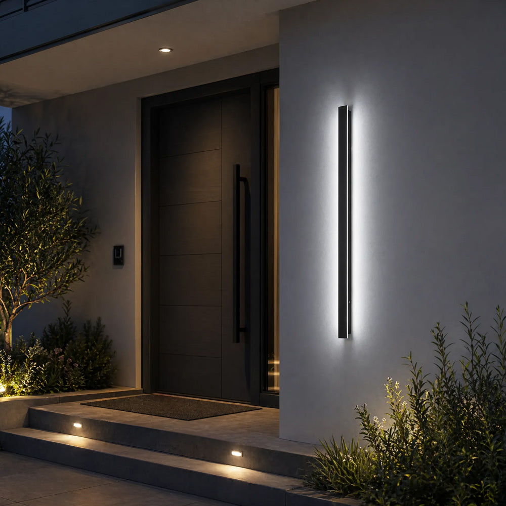 Modern IP64 Waterproof LED Strip Outdoor Long Wall Light