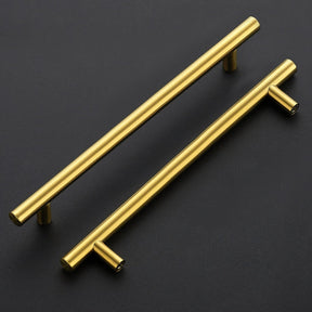 Brushed Brass Euro Style Cabinet Handles for Kitchen