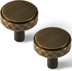 Retro Art Deco Solid Brass Cabinet Handles