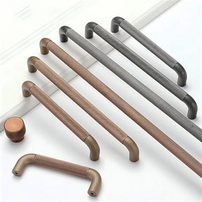 Long Cupboard Bar Knurled Handles