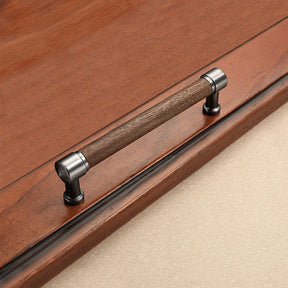 Wood Grain Walnut High-end Wardrobe Handle