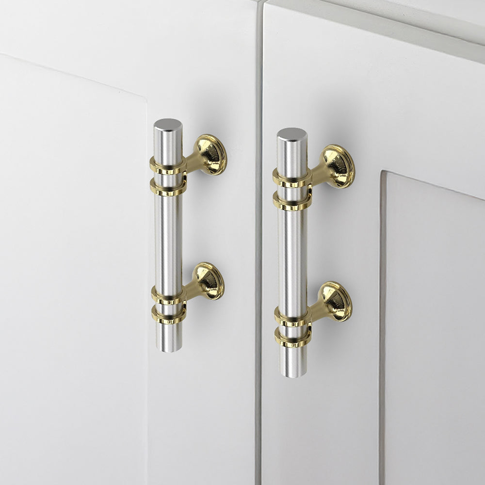 Luxurious Zinc Alloy Bar Drawer Handles