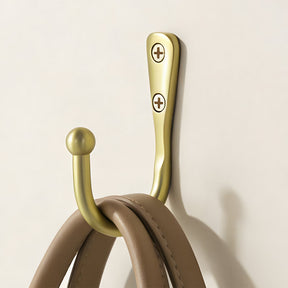 Traditional Ball-Top Solid Brass Wall Hook