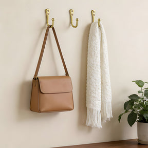 Traditional Ball-Top Solid Brass Wall Hook