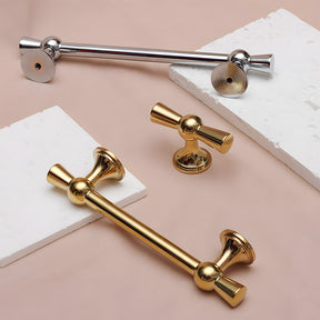 Modern Gold Brass Cabinet Pulls and Handles