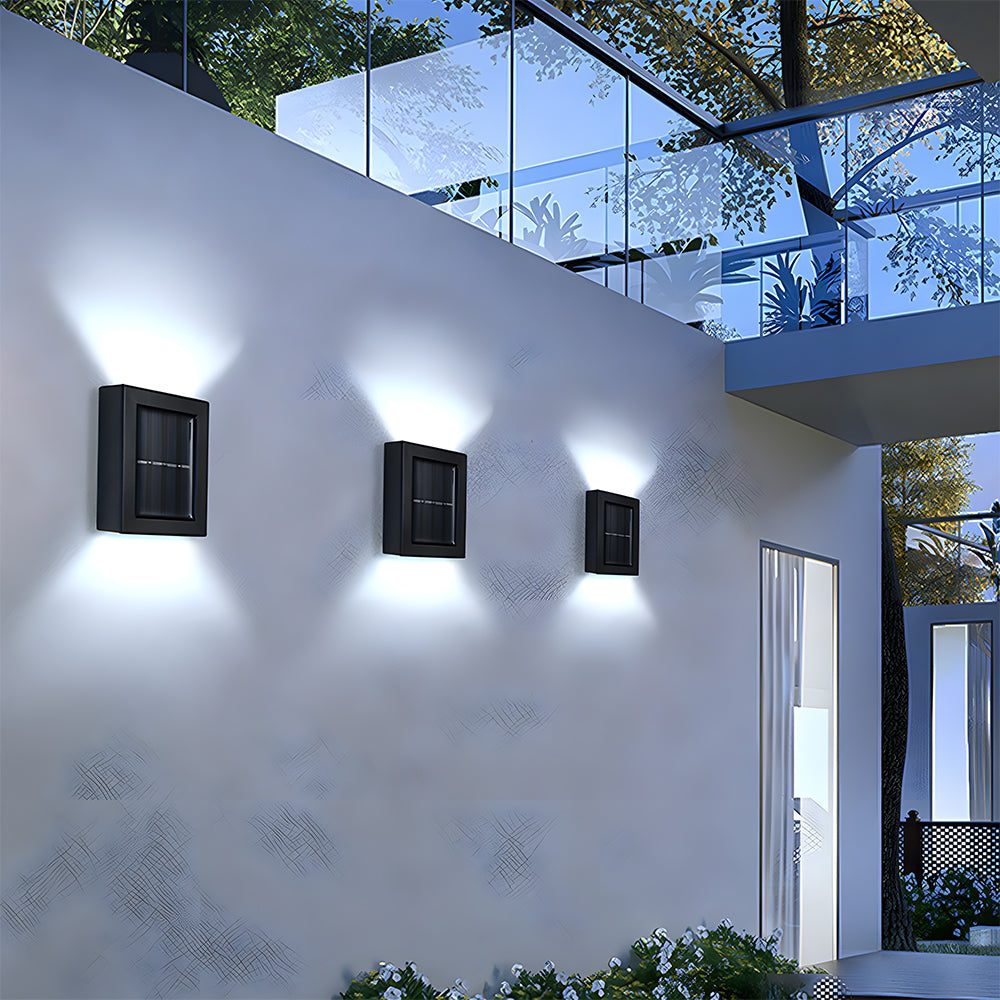Waterproof Modern Solar Up Down Outdoor Wall Light