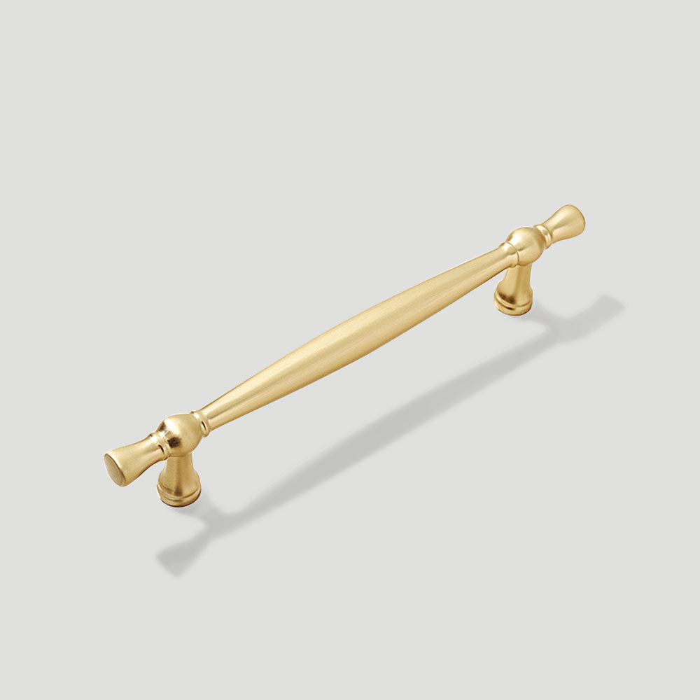 Simple Retro Gold Solid Zinc Alloy Cabinet Handles And Drawer Knobs