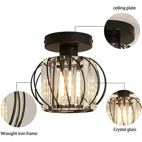 Nordic Simple Globular Glass Hallway Pendant Lighting