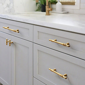 Modern Luxury Gold Wardrobe Cabinet Handles