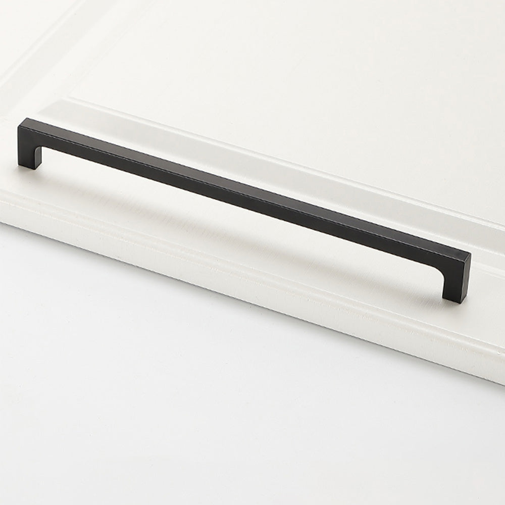 Black Simple Long Cabinet Handles
