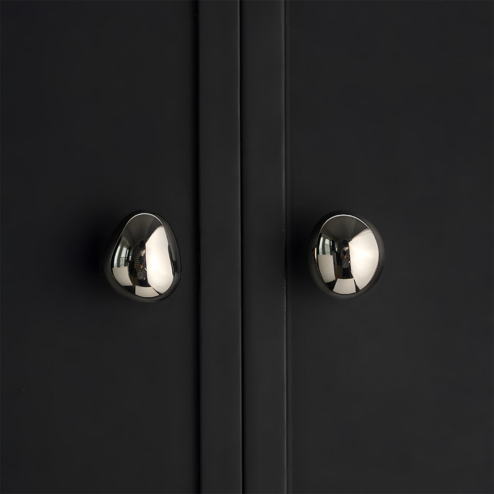 Organic Pebble Brushed Mushroom Cupboard Knobs