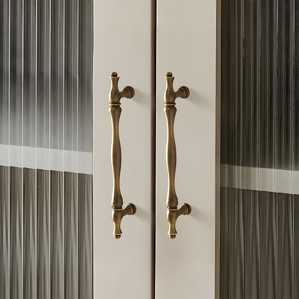 French Style Solid Brass Cabinet Drawer Handles