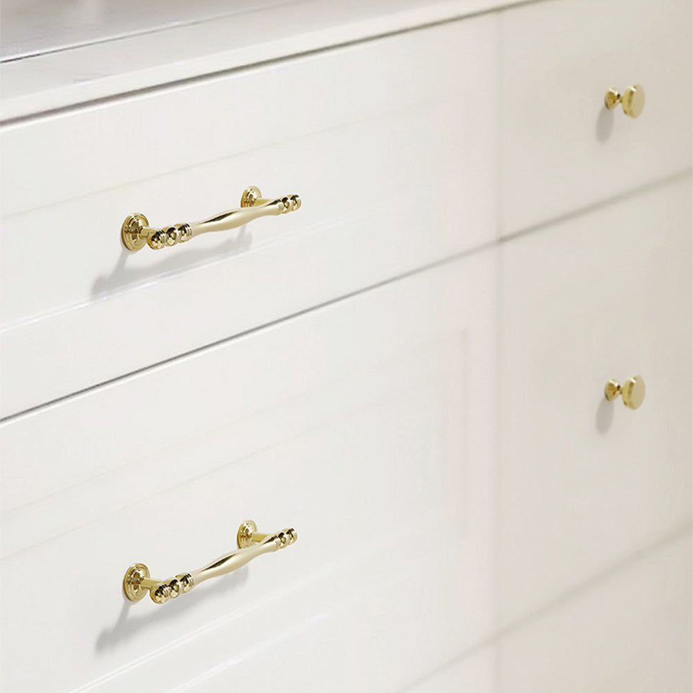 Modern Brass Gold Cupboard Kitchen Handles