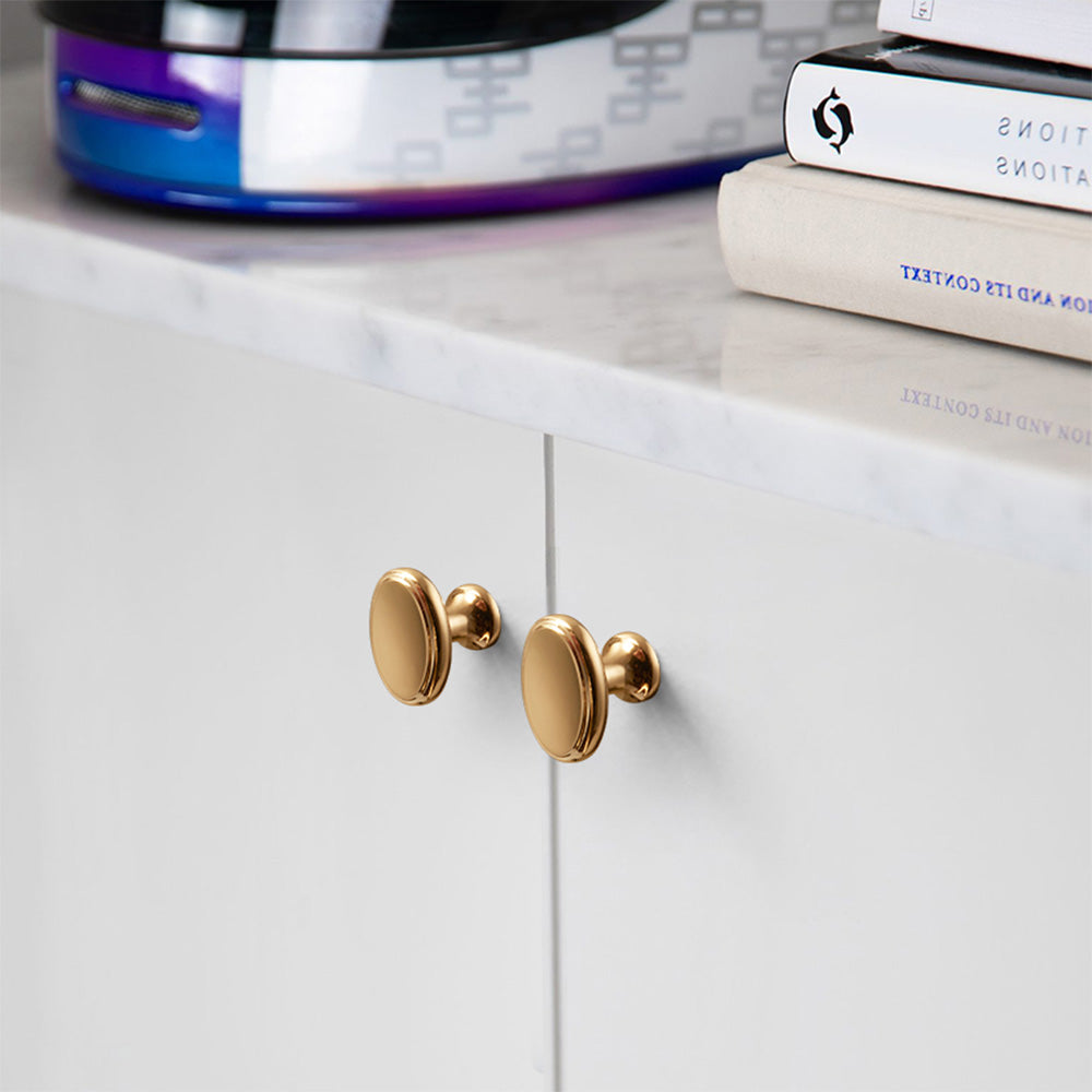 Stylish Luxurious Gold Zinc Alloy Kitchen Cabinet Handles And Knobs