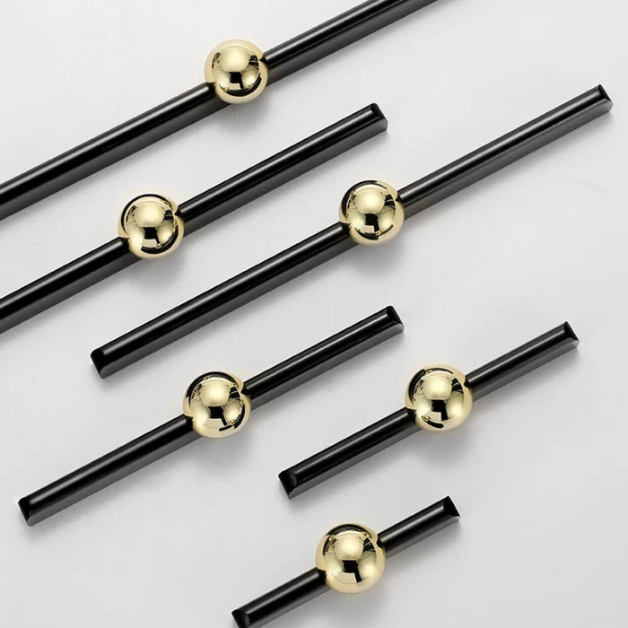 Gold&Black Cabinet Handles