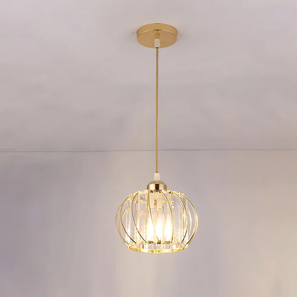 Nordic Simple Globular Glass Hallway Pendant Lighting