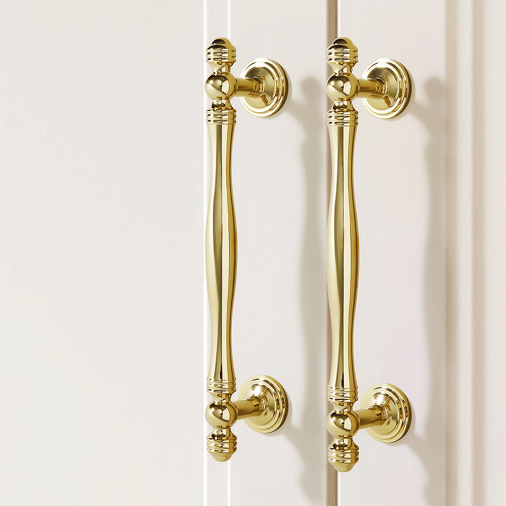 Modern Brass Gold Cupboard Kitchen Handles