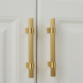 Solid Brass Knurled Hardware Kitchen Cabinet Pull