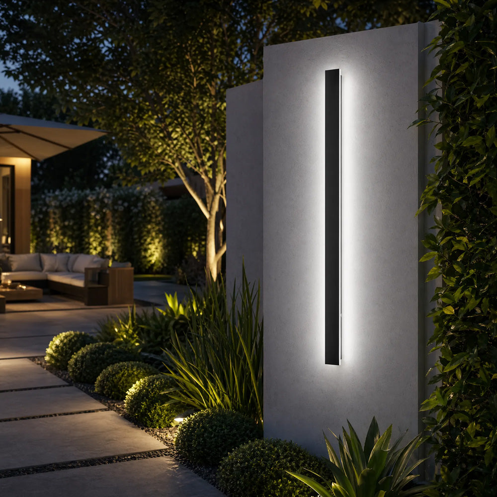 Modern IP64 Waterproof LED Strip Outdoor Long Wall Light