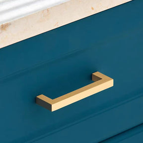 Brushed Brass Bar Drawer Handles