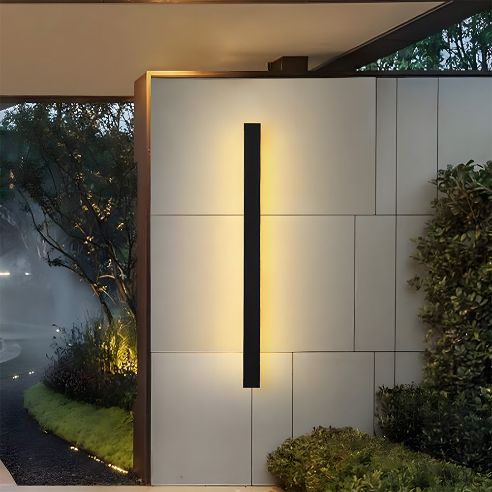 Modern IP64 Waterproof LED Strip Outdoor Long Wall Light