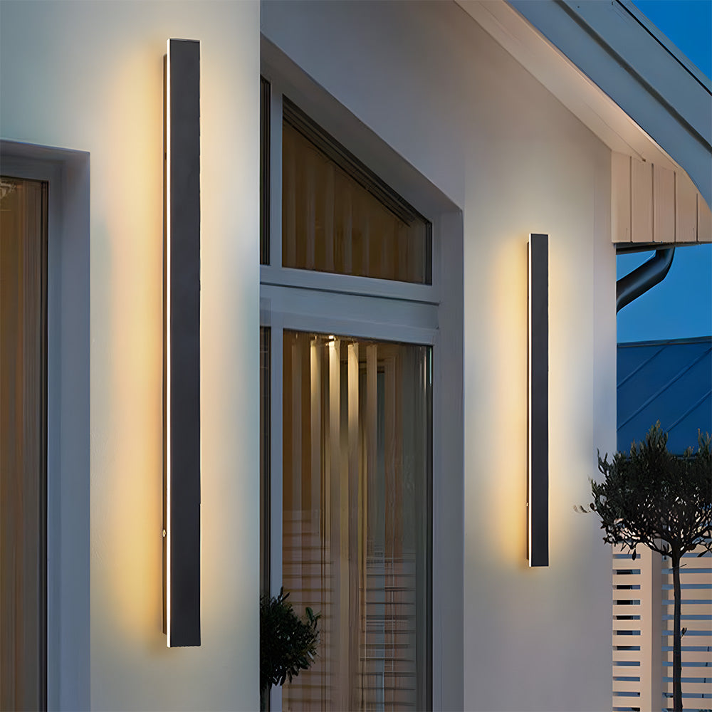 Modern IP64 Waterproof LED Strip Outdoor Long Wall Light