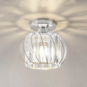 Nordic Simple Globular Glass Hallway Pendant Lighting