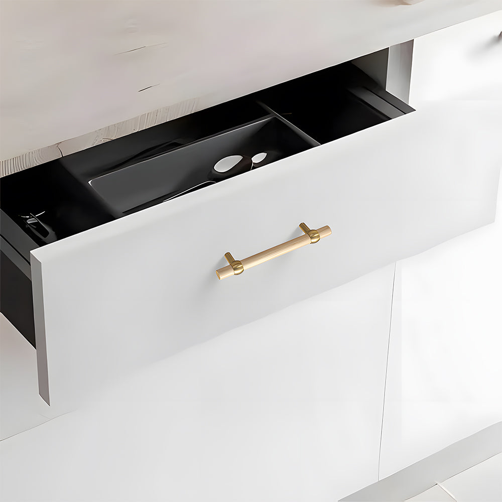 Modern Simple Wooden Cabinet Drawer Handles