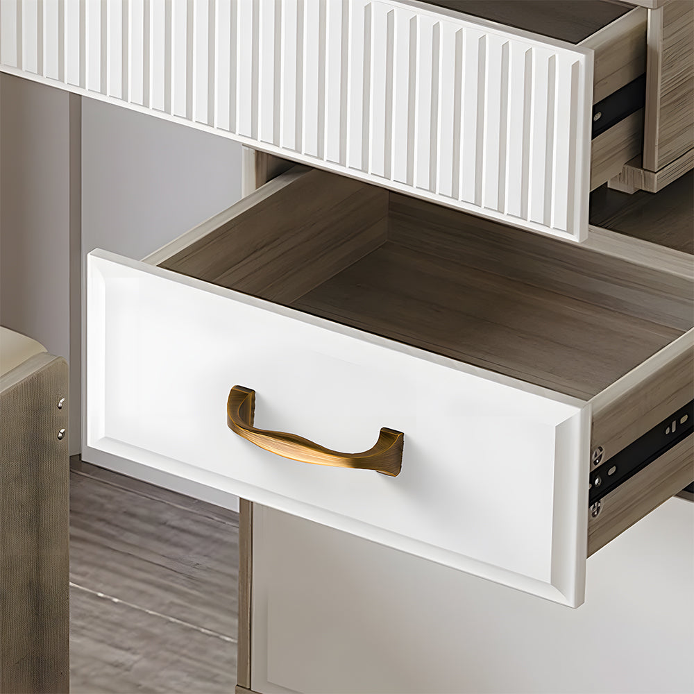 Wide Head Simple Brass Drawer Handles
