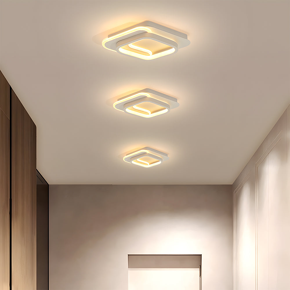 Contemporary Flush Ceiling Lighting for Hallway