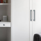 Modern Square Leather Cabinet Handles